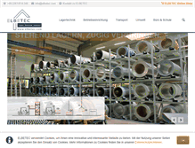 Tablet Screenshot of elbetec.com